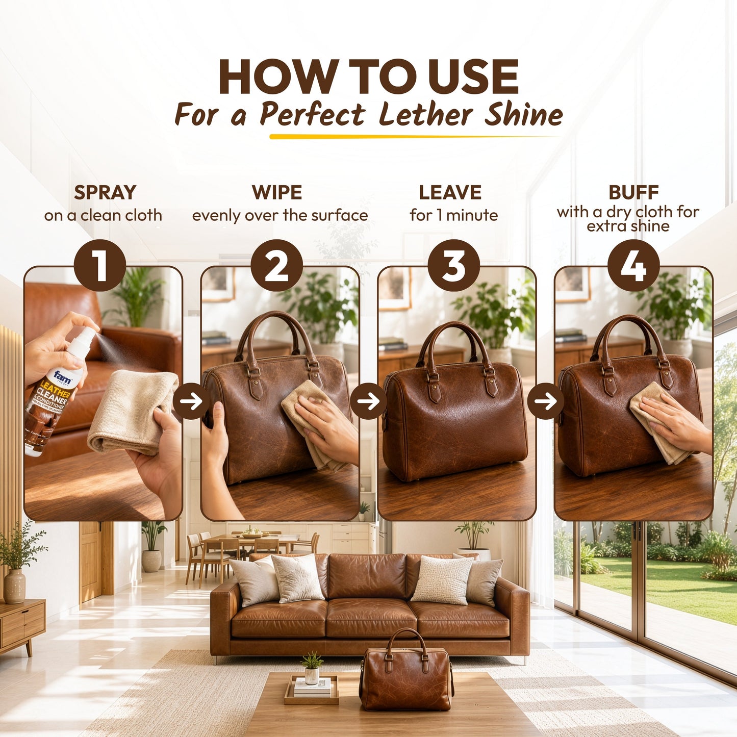 Famtheory Expert Pro Care Leather Cleaner & Conditioner 100ML✨