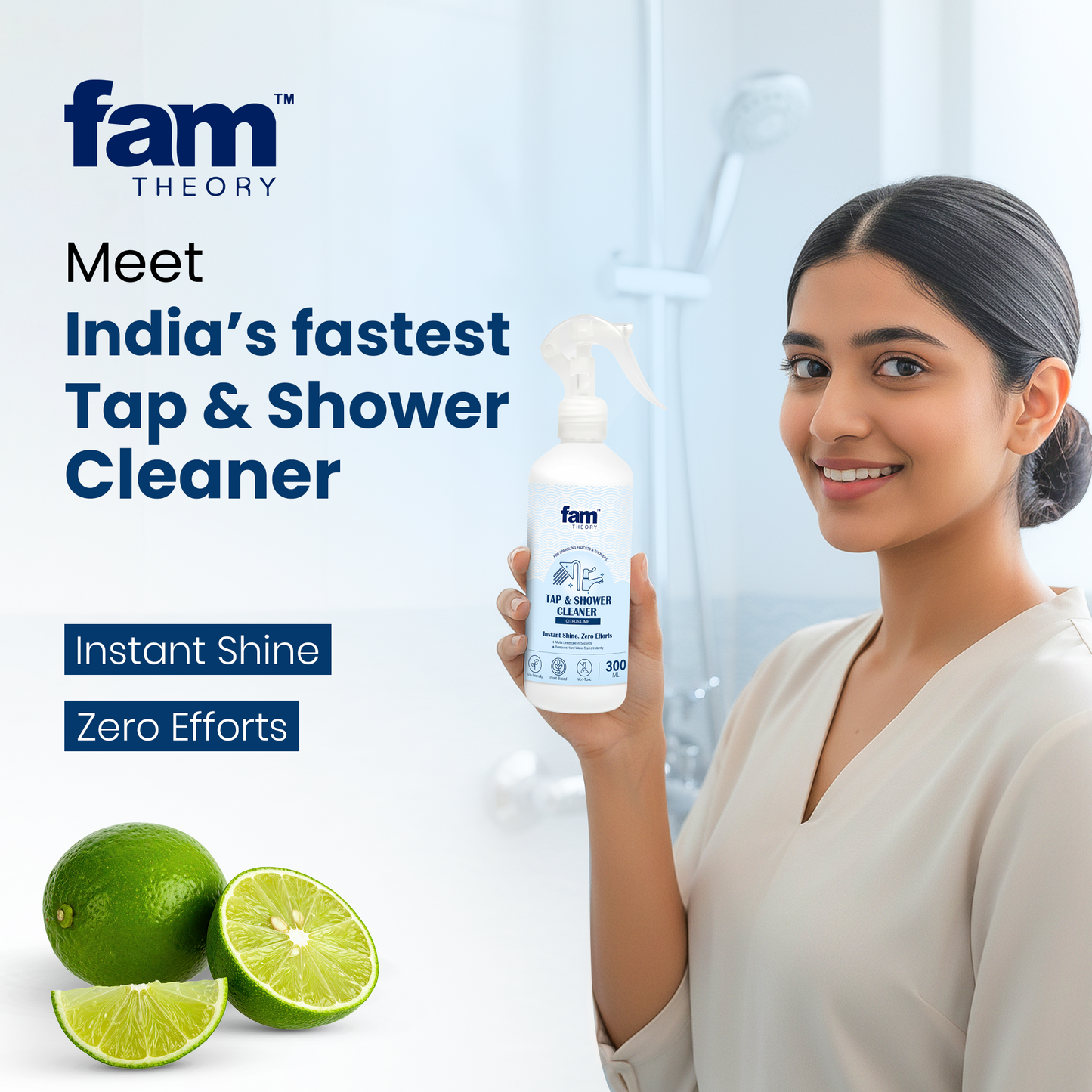 Natural Tap & Shower Cleaner ✨  (300ML)