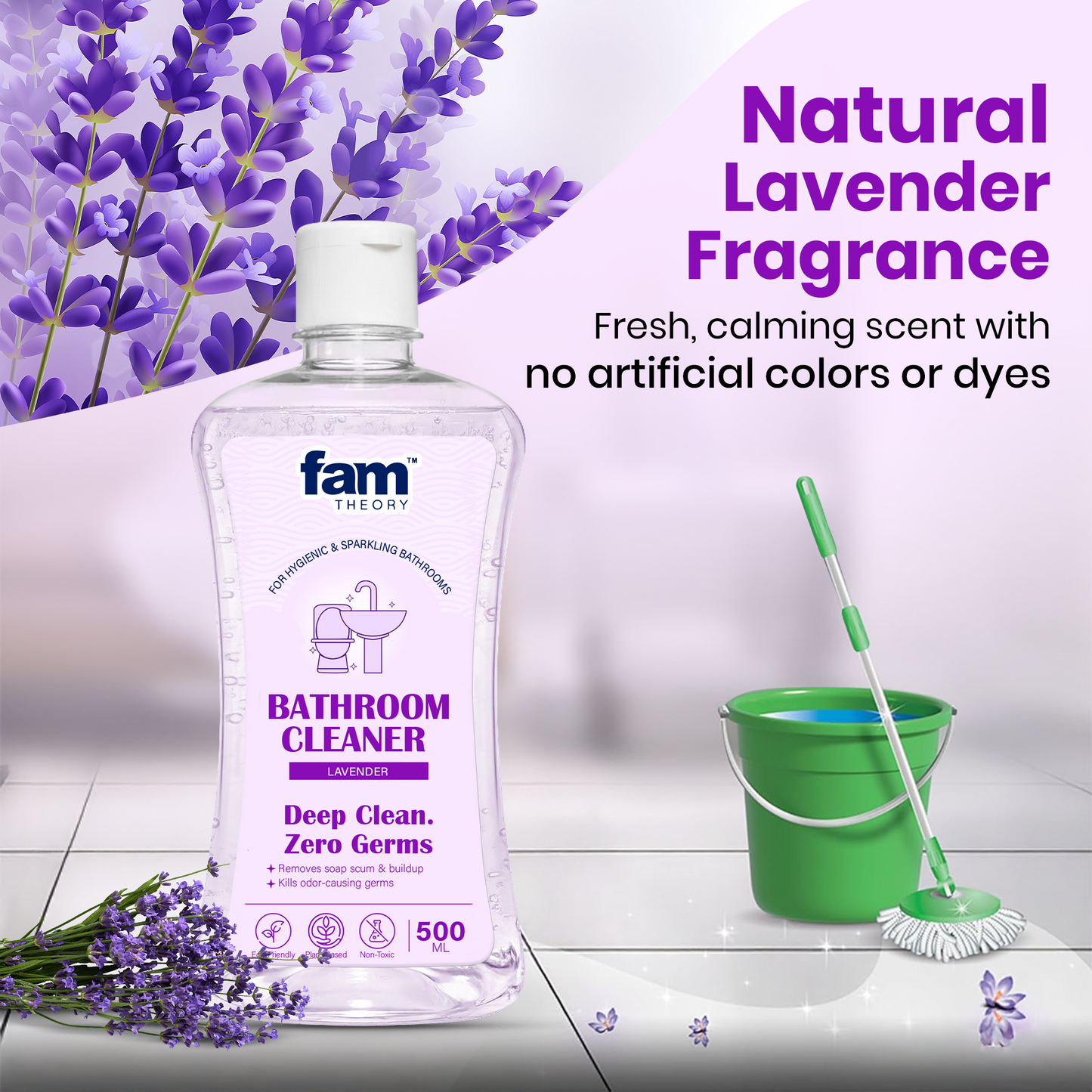 NATURAL BATHROOM CLEANER – 500 ML
