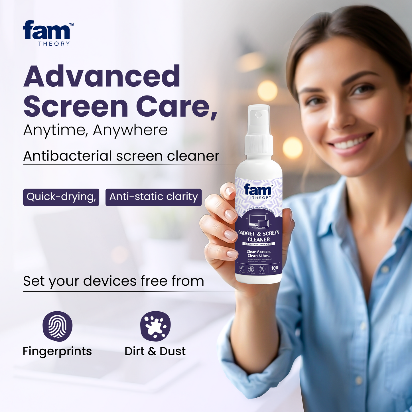 Buy 1 Get 1 Free Expert Pro Care Gadgets & Screen Cleaner ✨ - 100ml