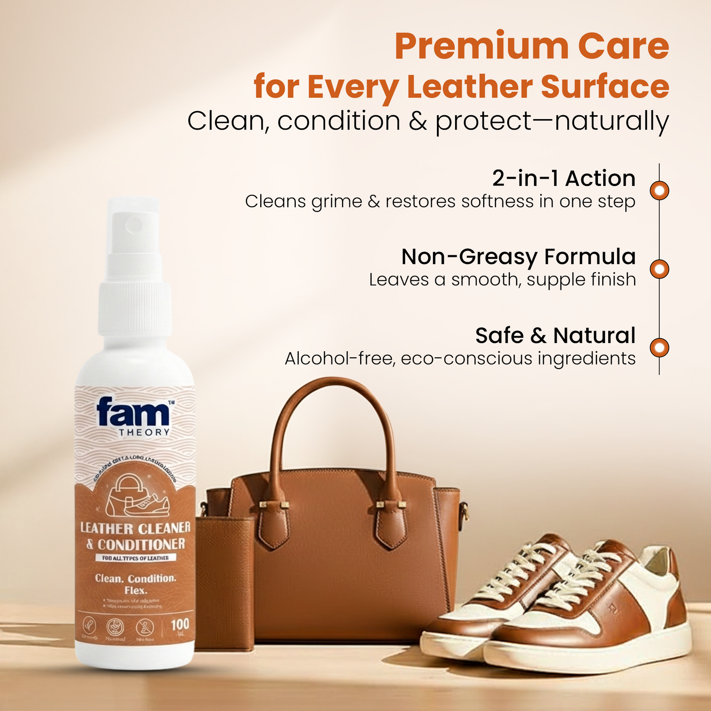 Famtheory Expert Pro Care Leather Cleaner & Conditioner 100ML✨