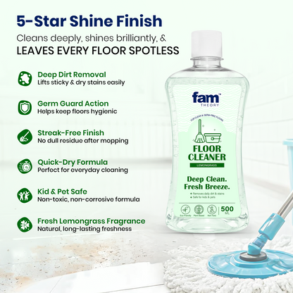 FamTheory All-In-One Natural Disinfectant Floor & Surface Cleaner 500ml✨