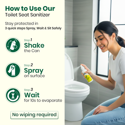 Natural Toilet Seat Sanitizer Spray- 100ml