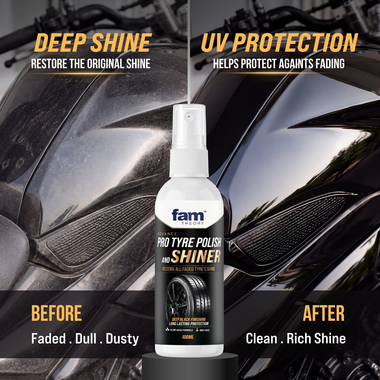 Multi Surface Moto Polish & Shiner 100ML✨