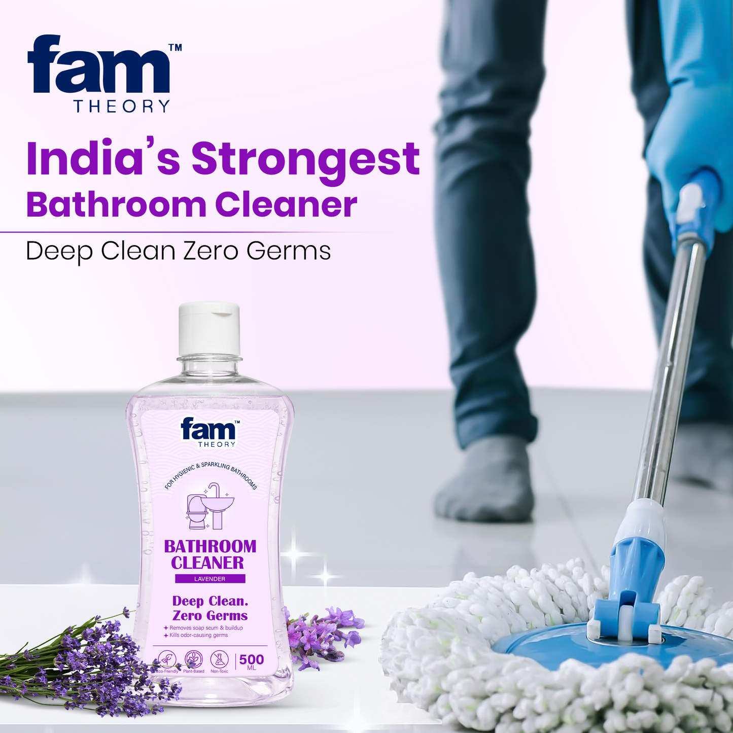 NATURAL BATHROOM CLEANER – 500 ML