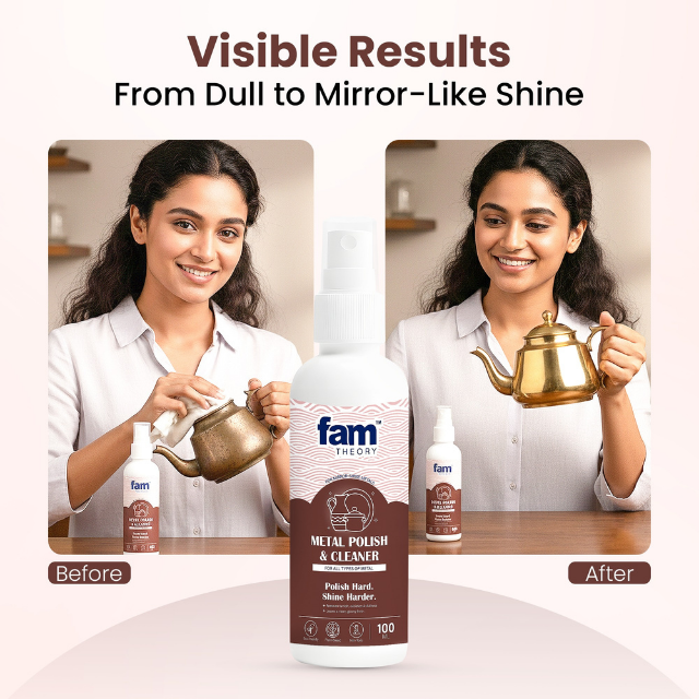 Famtheory Natural All-in-One Metals Polish & Shiner Spray ✨- 100ml