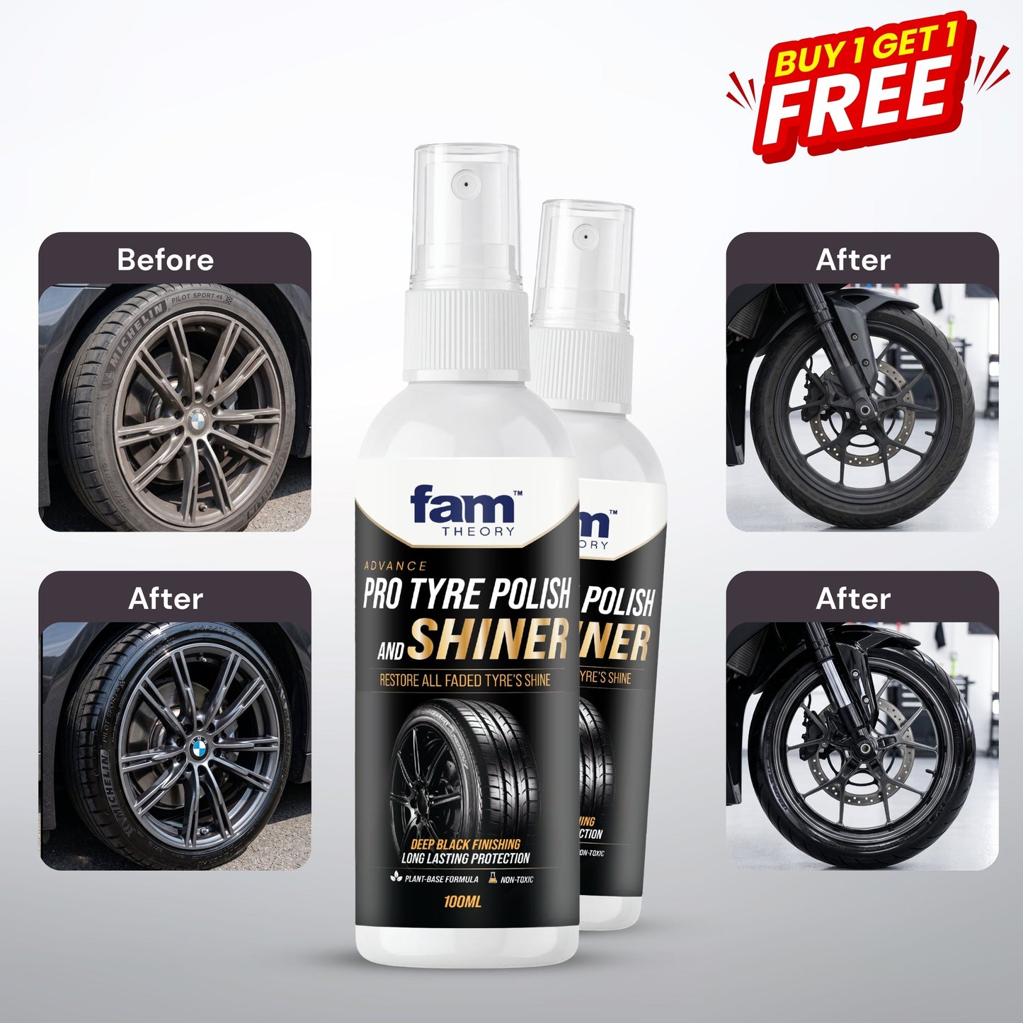 ADVANCE PRO TYRE POLISH & SHINER 100ML✨