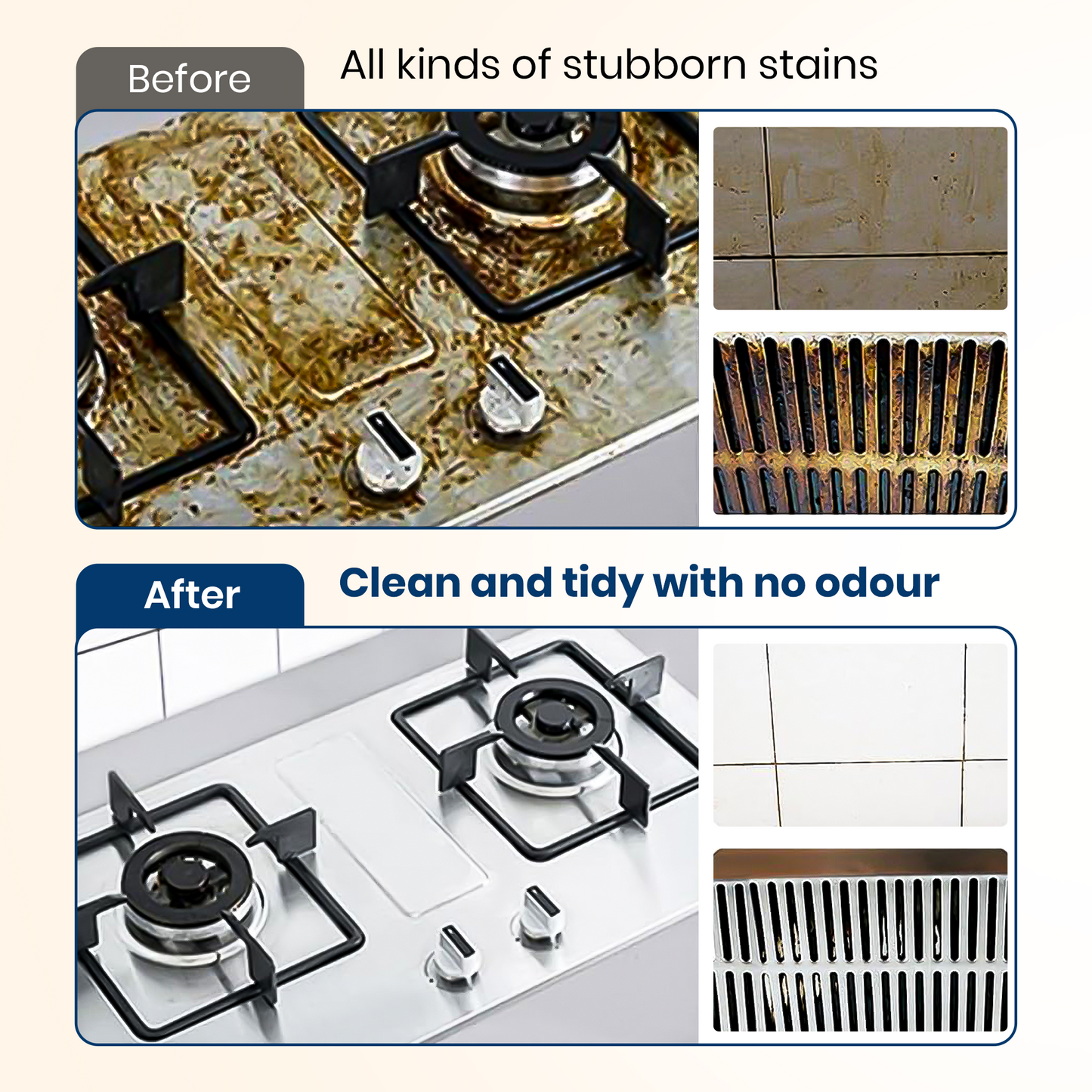Natural Kitchen Stain/Grease Remover – 300 ML