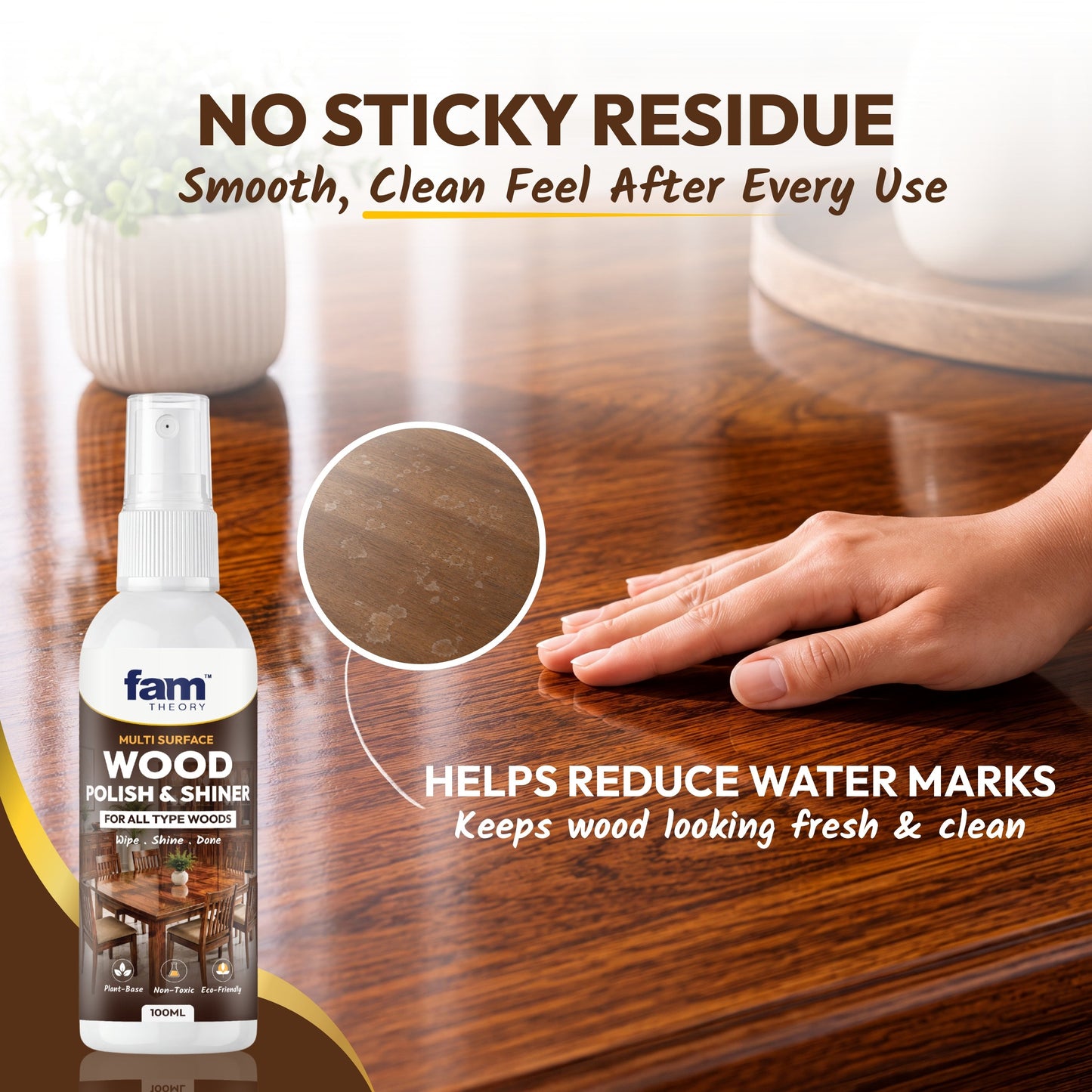 Buy 1 Get 1 Free | Advanced Pro Care Wood Polish & Shiner 100ml @399/- Only ✨