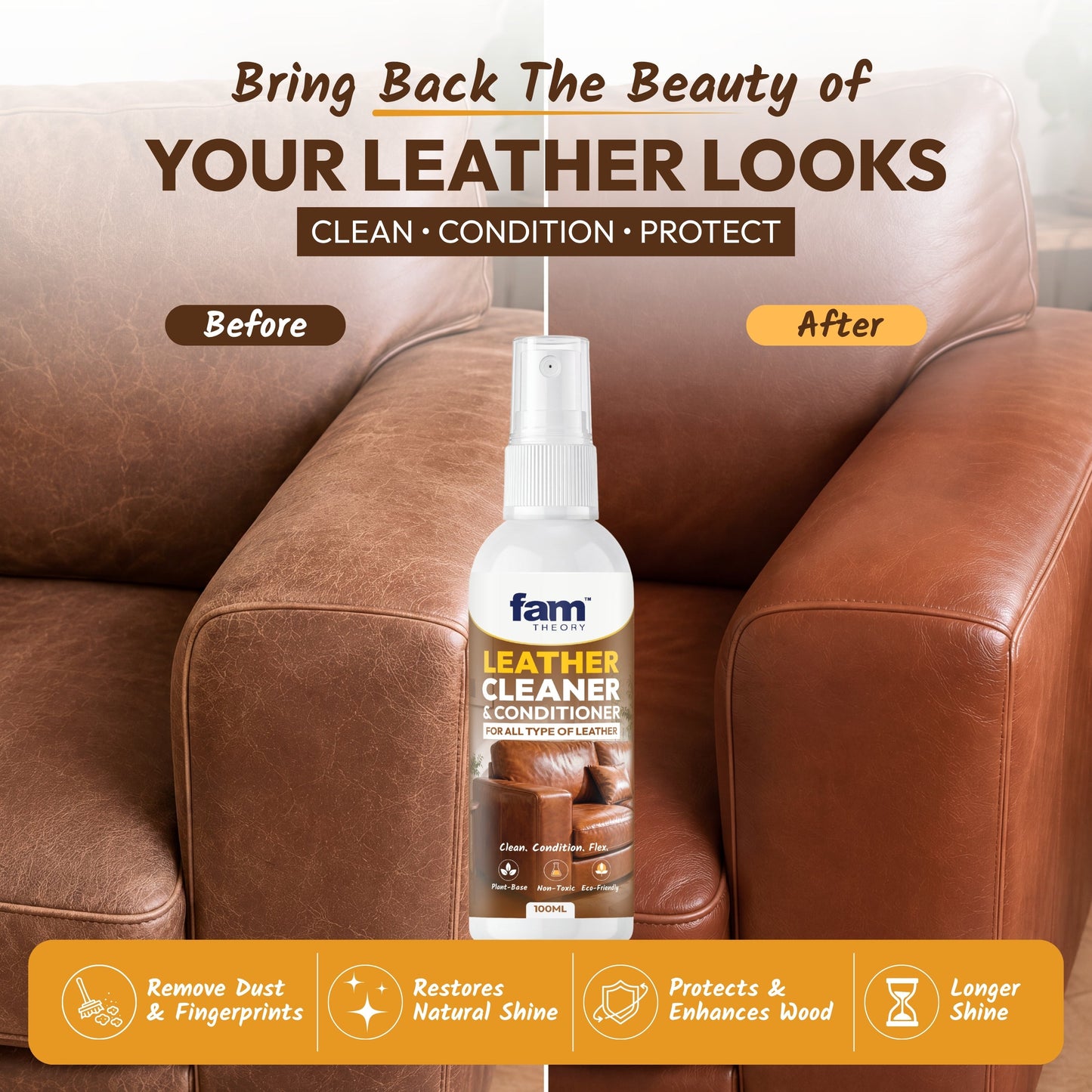 Famtheory Expert Pro Care Leather Cleaner & Conditioner 100ML✨