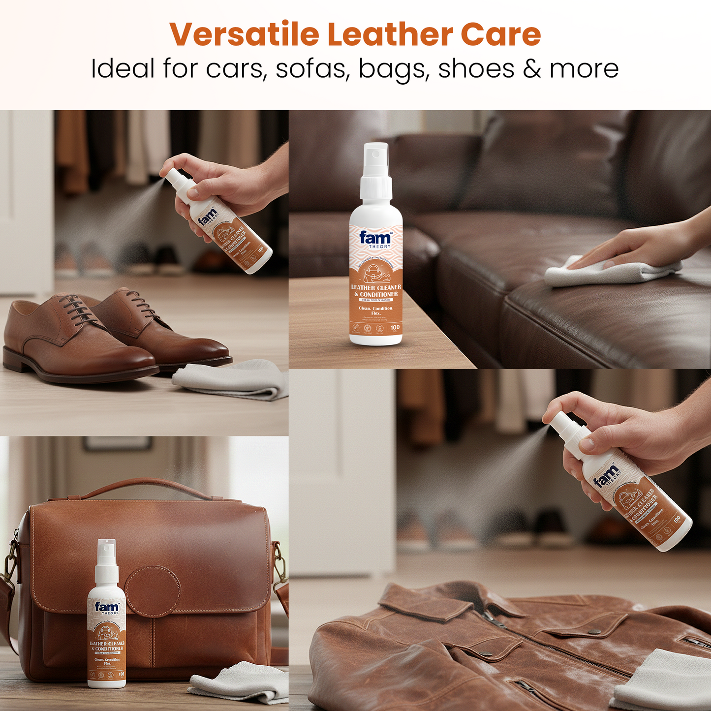Famtheory Expert Pro Care Leather Cleaner & Conditioner 100ML✨