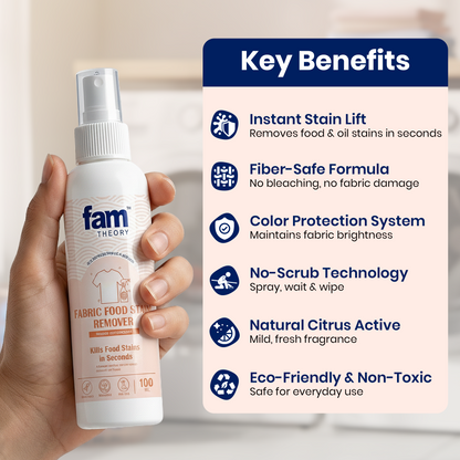 Natural Fabric Food Stain Remover - 100ml