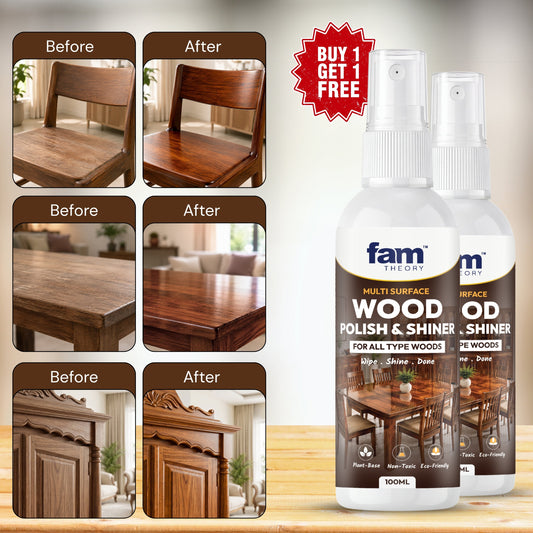 Buy 1 Get 1 Free | Advanced Pro Care Wood Polish & Shiner 100ml @399/- Only ✨