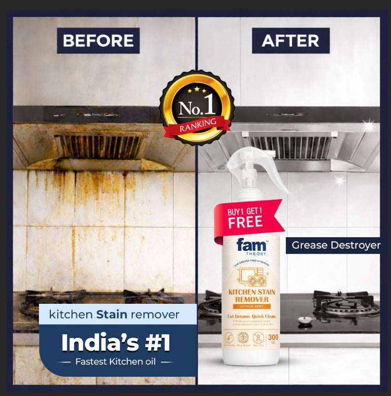 Natural Kitchen Stain/Grease Remover – 300 ML